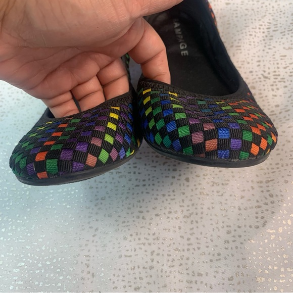 RAMPAGE Woven Style Slip-on Ballet Flats Size 9.5 Mayken - Picture 11 of 12